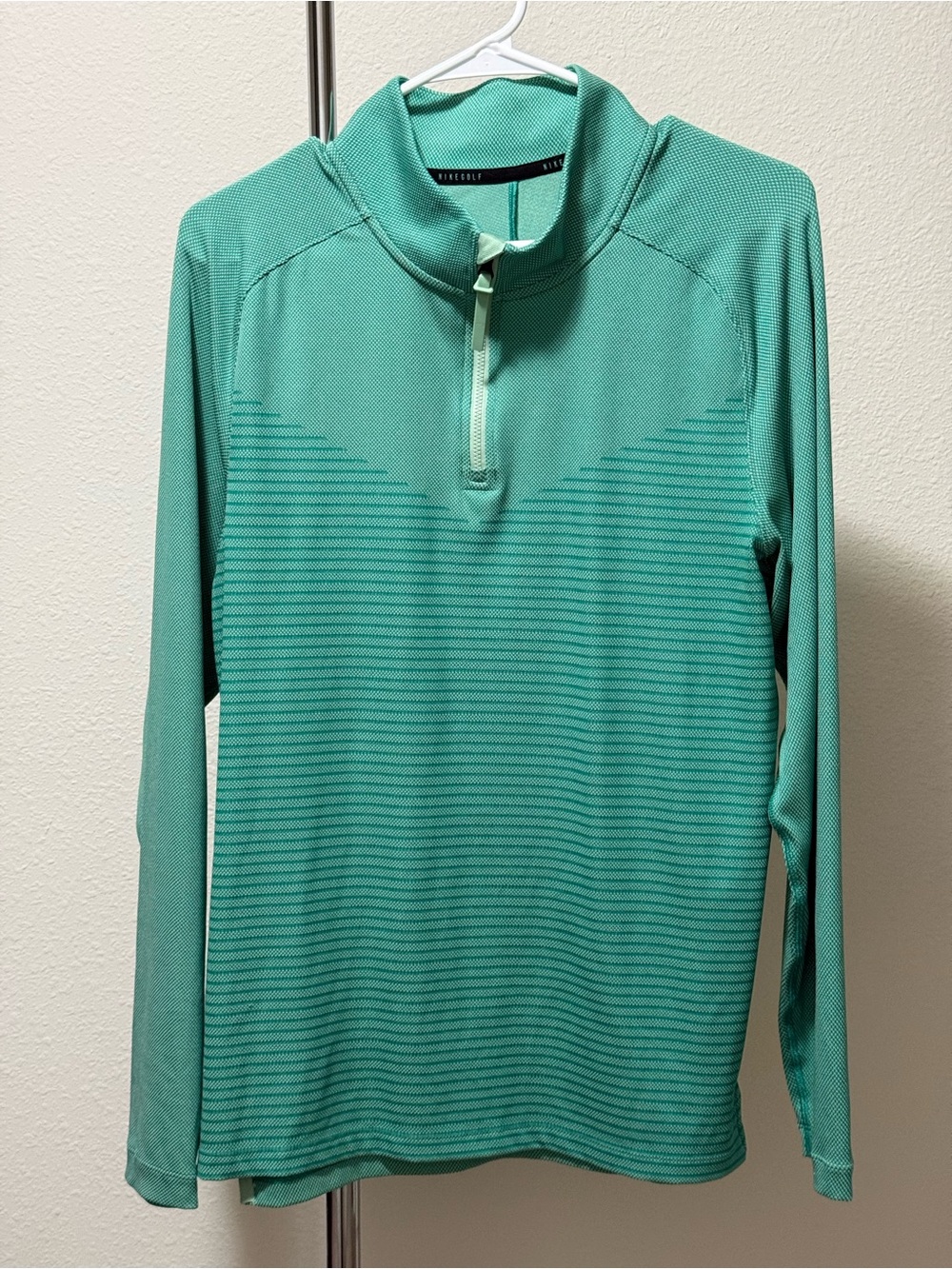 Nike Vapor ADV Golf Light Teal Quarter-Zip Performance Sweater